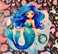 Blue mermaid