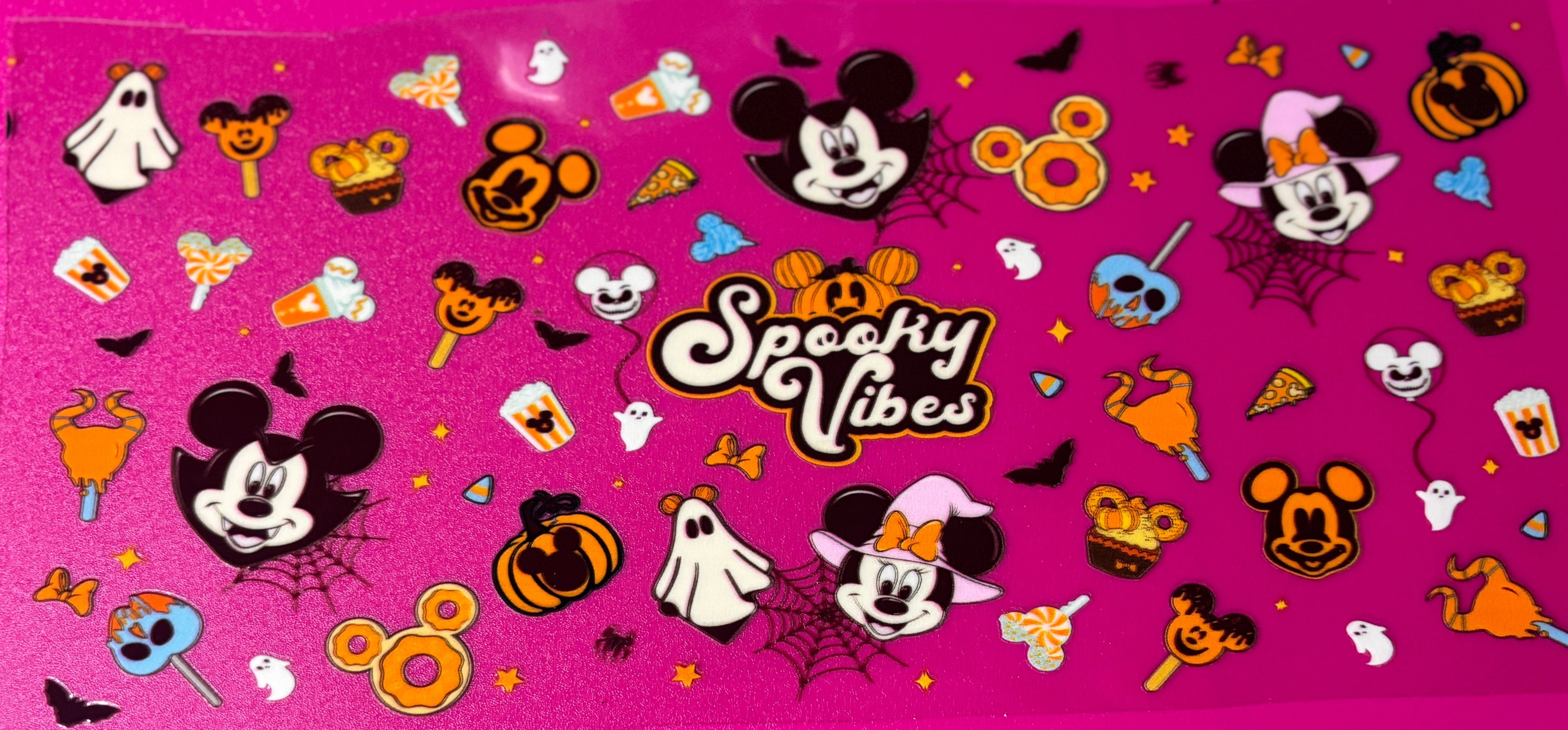 Spooky Vibes Disney characters